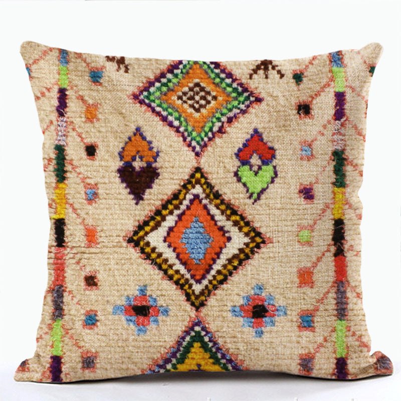 Fashion Printing Pillowcase Ethnic Style Bohemian Pillow