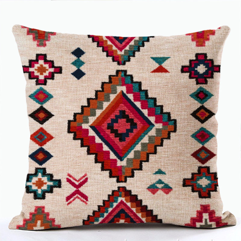 Fashion Printing Pillowcase Ethnic Style Bohemian Pillow