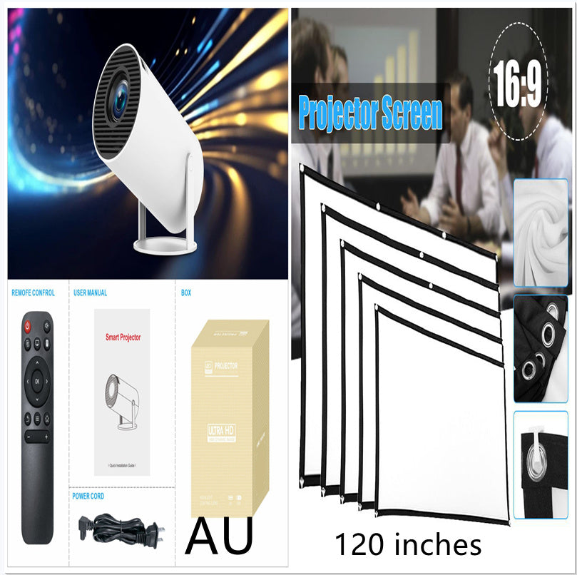 HY300 Pro Portable Projector for Home Theatre and Entertainment