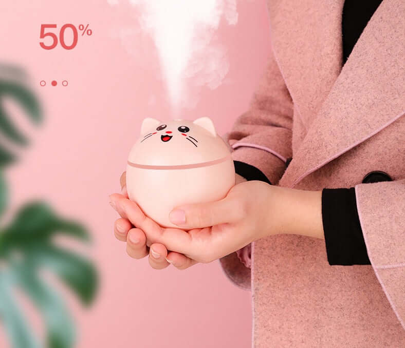 Mini humidifierProduct name: Mini Humidifier
 
 Product size: 97x94x94mm
 
 Water tank capacity: 300ML
 
 Product model: Mini
 
 Rated voltage: 5V 1A


 Power supply method ：USB0My StoreMy StoreMini humidifier