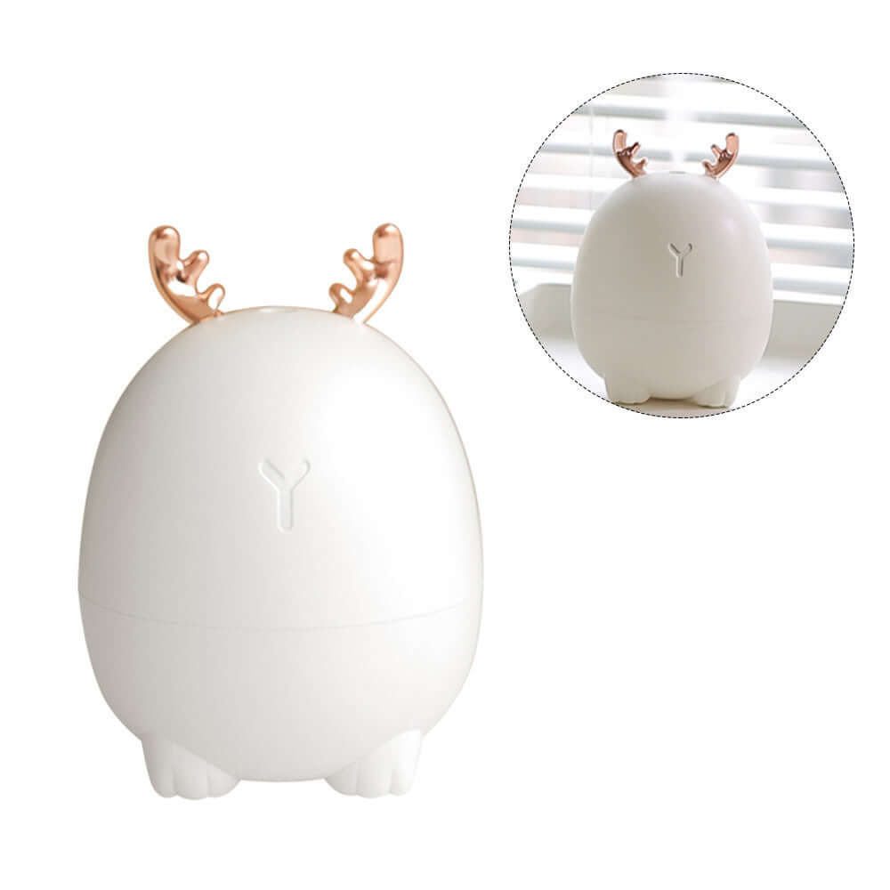 USB Humidifier Cartoon Deer Rabbit HumidifierOverview:
 
 Nano-atomization purifies the air and moisturizes the skin.
 
 New improvements and larger sprays.
 
 Stop dry burning and low noise, quiet business.
 
0My StoreMy StoreUSB Humidifier Cartoon Deer Rabbit Humidifier