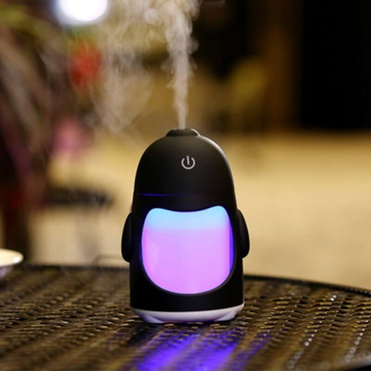 Penguin Car HumidifierNothing gets much cuter than the Penguin Diffuser! His little tummy lights up with a soft glow as he releases an ultrafine mist of water and essential oils to humidi0My StoreMy StorePenguin Car Humidifier