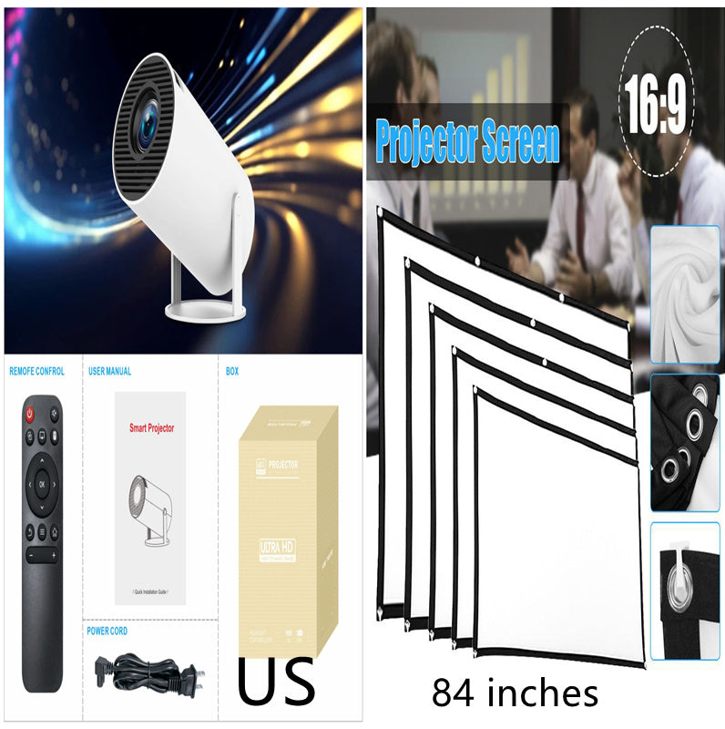 HY300 Pro Portable Projector for Home Theatre  and Entertainment