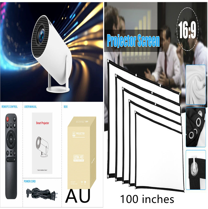 HY300 Pro Portable Projector for Home Theatre  and Entertainment
