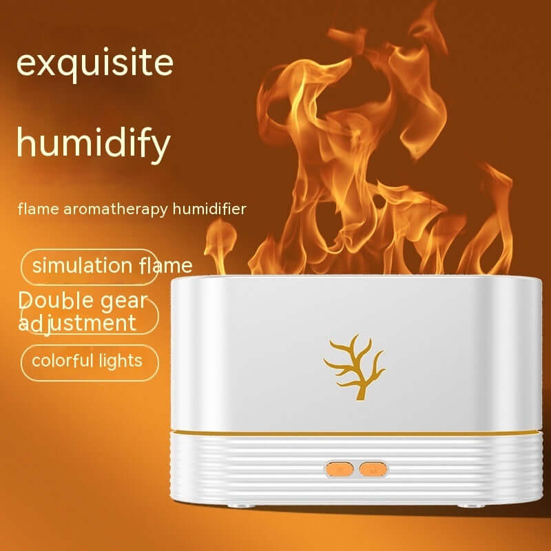 Flame Humidifier USB Smart Timing LED Electric Aroma Diffuser SimulatiOverview:


 Realistic Flame Effects: The combination of LED lights and fog produces a realistic flame effect, just like a fire burning in a fireplace.
 
 Red and bl0My StoreMy StoreFlame Humidifier USB Smart Timing LED Electric Aroma Diffuser Simulation Fire Night Lamp Home Decor