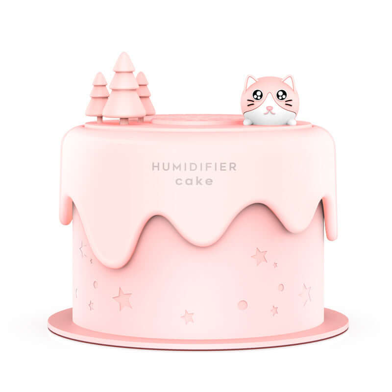 Cake Mini Humidifier Household Silent DesktopProduct information:
 
 Power type: USB
 
 Color: white-usb plug-in type, pink-usb plug-in type, white and green-usb plug-in type, white-battery type, pink-battery t0My StoreMy StoreCake Mini Humidifier Household Silent Desktop