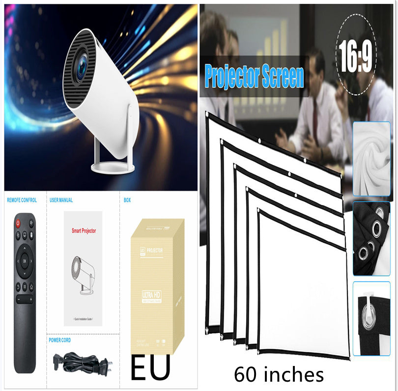 HY300 Pro Portable Projector for Home Theatre  and Entertainment