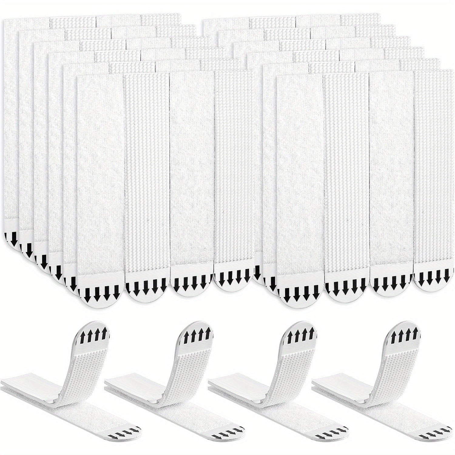  HeavyDuty Adhesive Wall Strips  12 Pairs for DamageFree Hanging